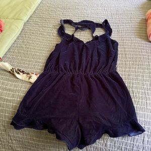 Victorias Secret Velvet Romper